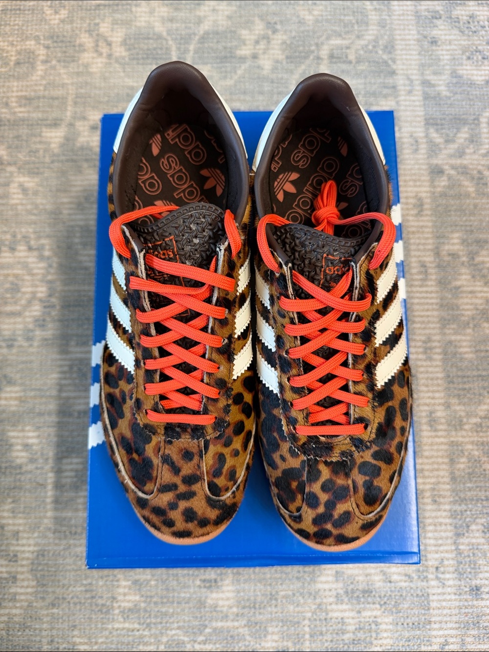 adidas SL 72 Originals Leopard Print Sneakers - Picture 2 of 6